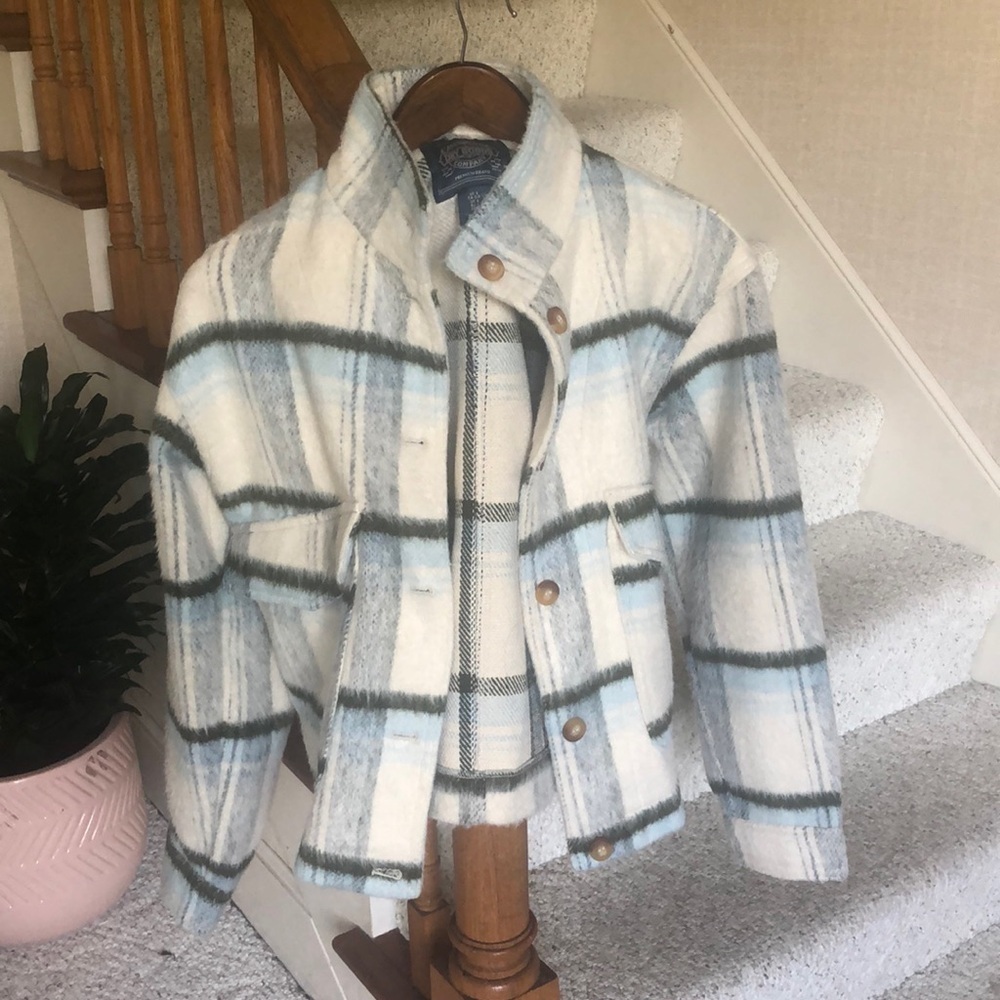 Cambridge Dry Goods Vintage Soft Fuzzy Lodge Jacket